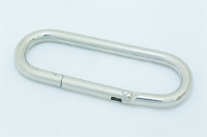 Picture of Type 316 Stainless Steel 
Oval Spring Hook, Long Type
