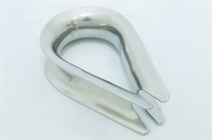 Picture of Type 304 Stainless Steel 
Wire Rope Thimbles